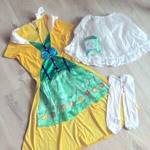 Alice in Wonderland Costume, Girls Size S (4/6) Small With Accessories